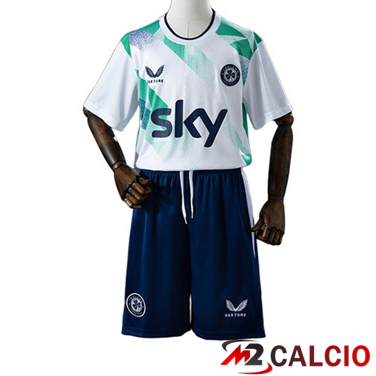 Maglie Calcio Personalizzate,Tute Calcio Squadre,Maglia Nazionale Italiana Calcio | Maglie Calcio Irlanda Bambino Seconda 2026/2027