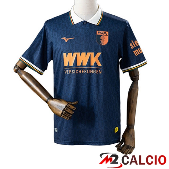 Maglie Calcio Personalizzate,Tute Calcio Squadre,Maglia Nazionale Italiana Calcio | Maglie Calcio FC Augsburg Special Edition Blu Marinoe 2025/2026