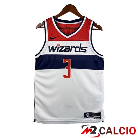 Maglie Calcio Personalizzate,Tute Calcio Squadre,Maglia Nazionale Italiana Calcio | Maglia Washington Wizards (YONG #3) Bianco/Rosso/Blu 2026 2027