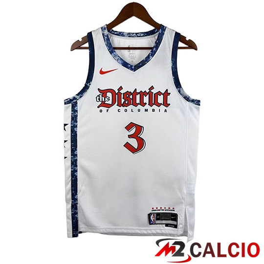 Maglie Calcio Personalizzate,Tute Calcio Squadre,Maglia Nazionale Italiana Calcio | Maglia Washington Wizards (YONG #3) Bianco/Blu 2026 2027