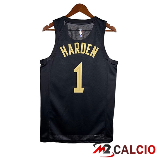 Maglia Cleveland Cavaliers (HARDEN #1) Nero/Giallo 2026 2027