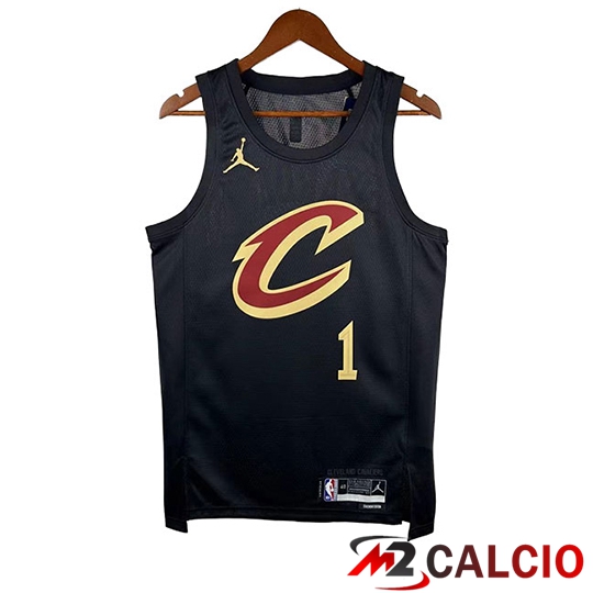 Maglie Calcio Personalizzate,Tute Calcio Squadre,Maglia Nazionale Italiana Calcio | Maglia Cleveland Cavaliers (HARDEN #1) Nero/Giallo 2026 2027