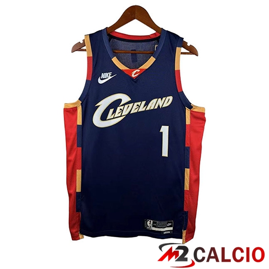 Maglie Calcio Personalizzate,Tute Calcio Squadre,Maglia Nazionale Italiana Calcio | Maglia Cleveland Cavaliers (HARDEN #1) Blu/Rosso 2026 2027