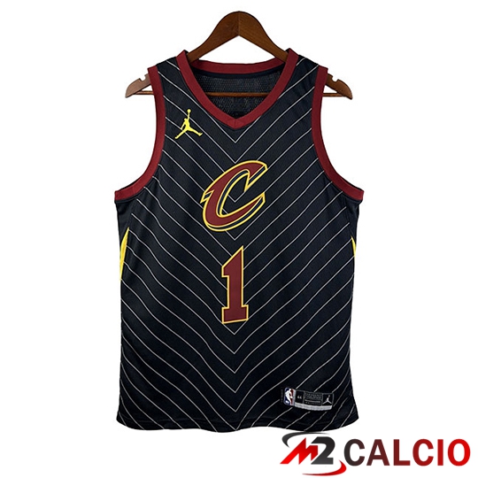 Maglie Calcio Personalizzate,Tute Calcio Squadre,Maglia Nazionale Italiana Calcio | Maglia Cleveland Cavaliers (HARDEN #1) Nero/Rosso/Giallo 2026 2027