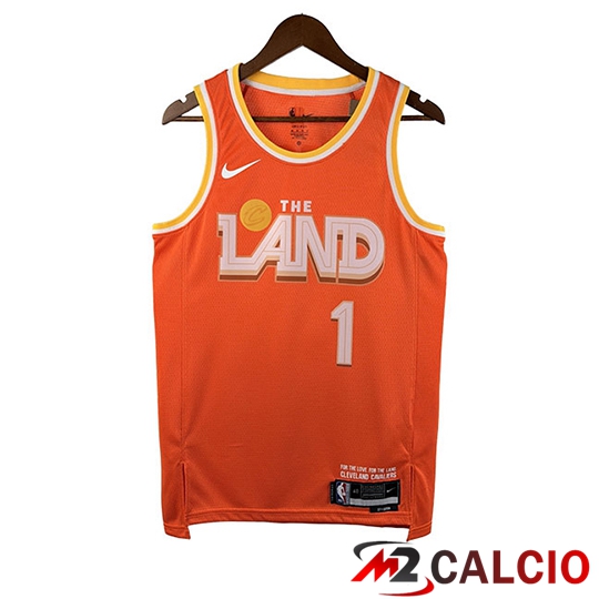 Maglie Calcio Personalizzate,Tute Calcio Squadre,Maglia Nazionale Italiana Calcio | Maglia Cleveland Cavaliers (HARDEN #1) Arancia 2026 2027