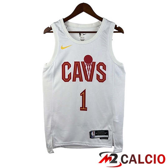 Maglie Calcio Personalizzate,Tute Calcio Squadre,Maglia Nazionale Italiana Calcio | Maglia Cleveland Cavaliers (HARDEN #1) Bianco 2026 2027