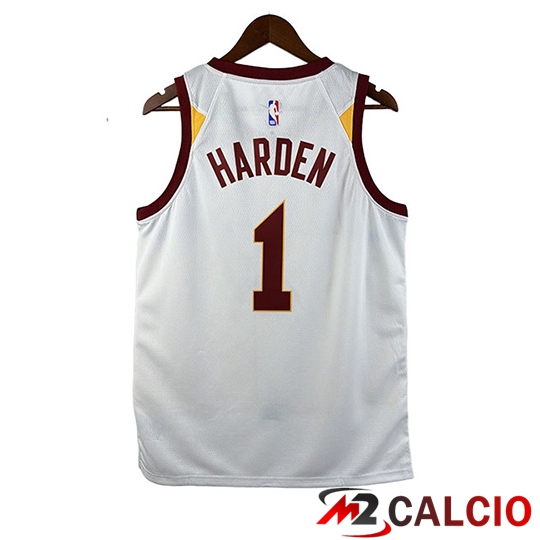 Maglia Cleveland Cavaliers (HARDEN #1) Bianco/Rosso 2026 2027