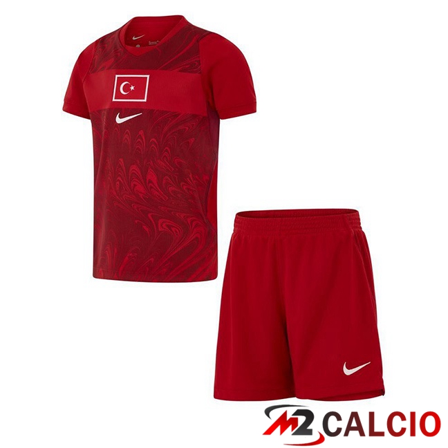 Maglie Calcio Personalizzate,Tute Calcio Squadre,Maglia Nazionale Italiana Calcio | Maglie Calcio Turchia Bambino Prima Rosso 2026/2027