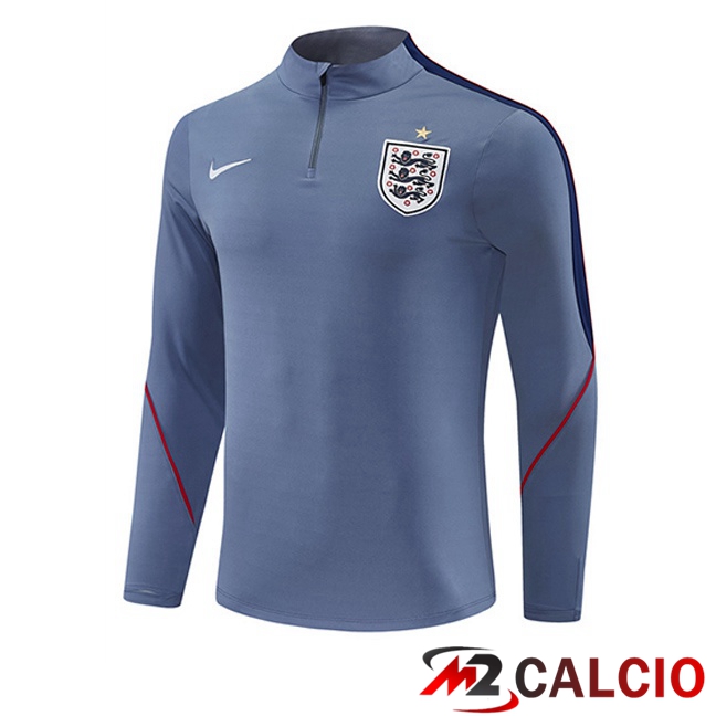 Maglie Calcio Personalizzate,Tute Calcio Squadre,Maglia Nazionale Italiana Calcio | Felpa Allenamento Inghilterra Grigio 2026/2027