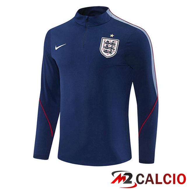 Maglie Calcio Personalizzate,Tute Calcio Squadre,Maglia Nazionale Italiana Calcio | Felpa Allenamento Inghilterra Blu Reale 2026/2027