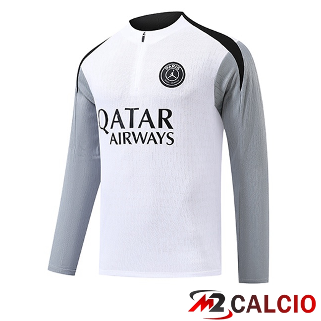 Maglie Calcio Personalizzate,Tute Calcio Squadre,Maglia Nazionale Italiana Calcio | Felpa Allenamento Paris PSG Bianco 2026/2027