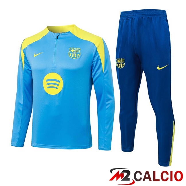 Maglie Calcio Personalizzate,Tute Calcio Squadre,Maglia Nazionale Italiana Calcio | Insieme Tuta Calcio FC Barcellona Blu 2026/2027