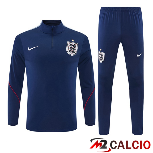 Maglie Calcio Personalizzate,Tute Calcio Squadre,Maglia Nazionale Italiana Calcio | Insieme Tuta Calcio Inghilterra Blu Reale 2026/2027