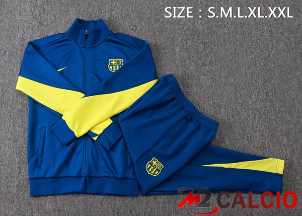 Insieme Tuta Calcio - Giacca FC Barcellona Blu Reale 2026/2027