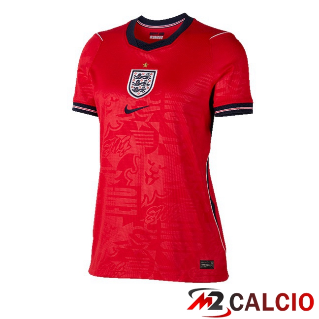 Maglie Calcio Personalizzate,Tute Calcio Squadre,Maglia Nazionale Italiana Calcio | Maglie Calcio Inghilterra Donna Seconda Rosso 2026/2027