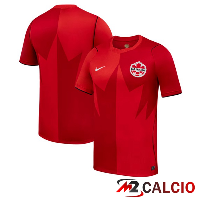 Maglie Calcio Personalizzate,Tute Calcio Squadre,Maglia Nazionale Italiana Calcio | Maglie Calcio Canada Prima Rosso 2026/2027