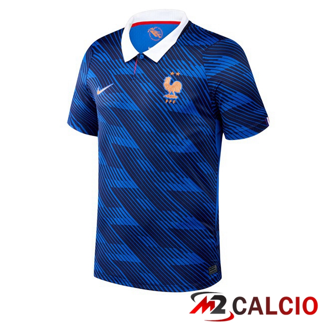 Maglie Calcio Personalizzate,Tute Calcio Squadre,Maglia Nazionale Italiana Calcio | Maglie Calcio Francia Prima Blu Reale 2026/2027