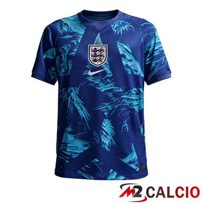 Maglie Calcio Personalizzate,Tute Calcio Squadre,Maglia Nazionale Italiana Calcio | Maglie Calcio Inghilterra Portiere Blu Reale 2026/2027