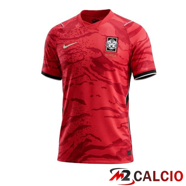 Maglie Calcio Personalizzate,Tute Calcio Squadre,Maglia Nazionale Italiana Calcio | Maglie Calcio Corea Prima Rosso 2026/2027