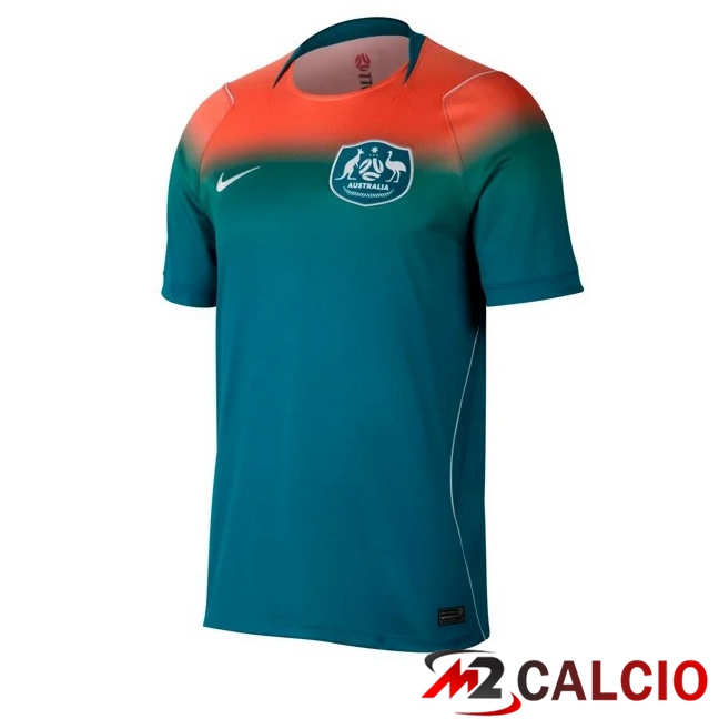 Maglie Calcio Personalizzate,Tute Calcio Squadre,Maglia Nazionale Italiana Calcio | Maglie Calcio Australia Seconda Verde 2026/2027
