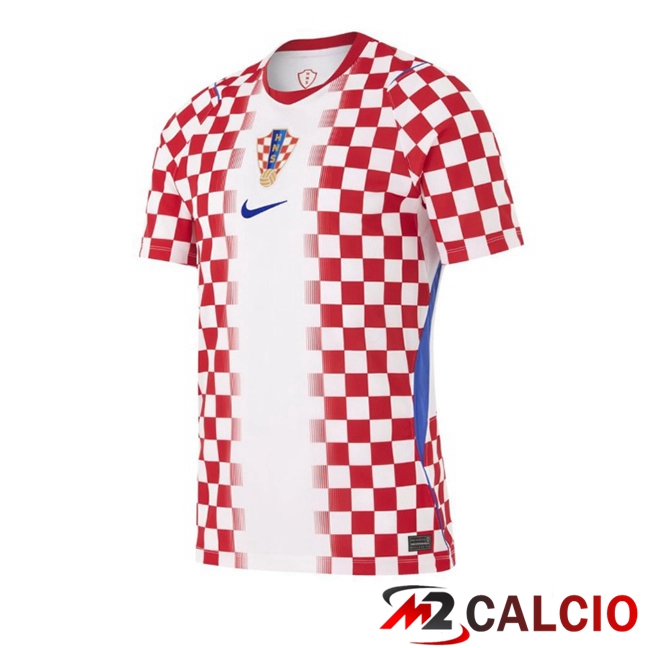 Maglie Calcio Personalizzate,Tute Calcio Squadre,Maglia Nazionale Italiana Calcio | Maglie Calcio Croazia Prima Bianco Rosso 2026/2027