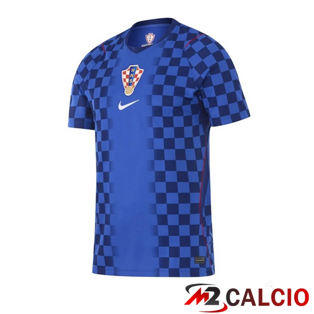 Maglie Calcio Personalizzate,Tute Calcio Squadre,Maglia Nazionale Italiana Calcio | Maglie Calcio Croazia Seconda Blu 2026/2027