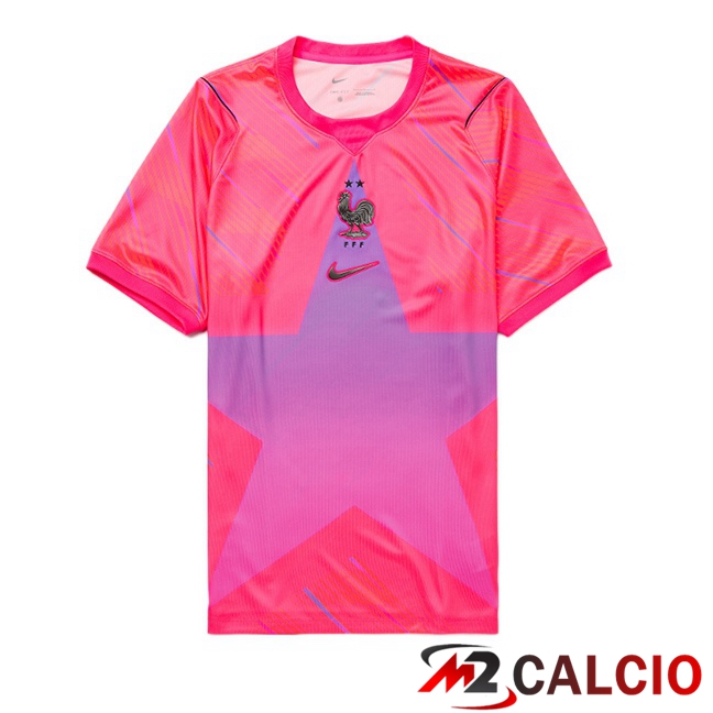 Maglie Calcio Personalizzate,Tute Calcio Squadre,Maglia Nazionale Italiana Calcio | Maglie Calcio Francia Portiere Rosa 2026/2027