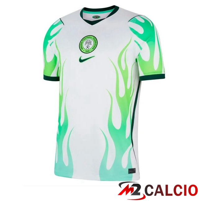 Maglie Calcio Personalizzate,Tute Calcio Squadre,Maglia Nazionale Italiana Calcio | Maglie Calcio Nigeria Seconda Bianco 2026/2027