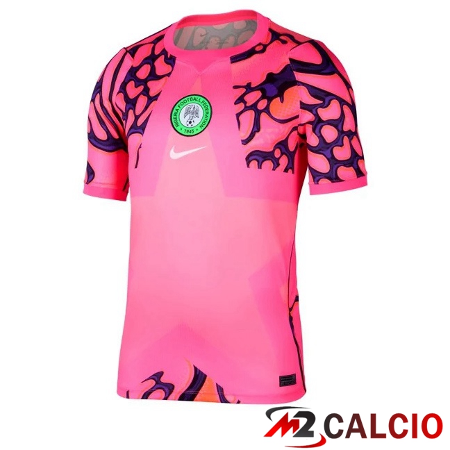 Maglie Calcio Personalizzate,Tute Calcio Squadre,Maglia Nazionale Italiana Calcio | Maglie Calcio Nigeria Portiere Rosa 2026/2027