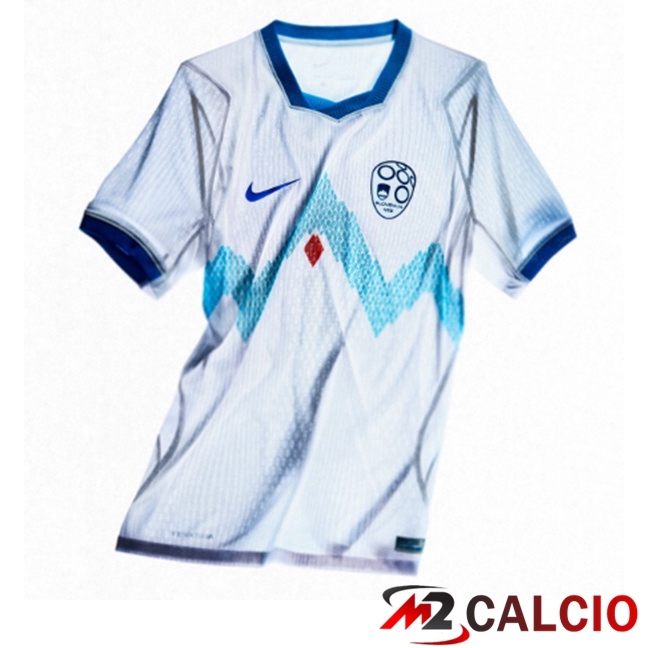 Maglie Calcio Personalizzate,Tute Calcio Squadre,Maglia Nazionale Italiana Calcio | Maglie Calcio Slovenia Prima Bianco 2026/2027