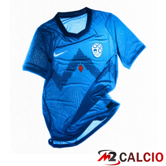 Maglie Calcio Personalizzate,Tute Calcio Squadre,Maglia Nazionale Italiana Calcio | Maglie Calcio Slovenia Seconda Blu 2026/2027