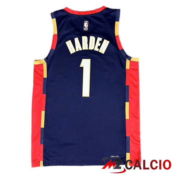 Maglia NBA Cleveland Cavaliers (James Harden 1) Retro Blu Reale 2006-2009