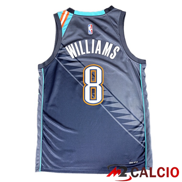 Maglia NBA Oklahoma City Thunder (Jalen Williams 8) Blu Reale 2025/2026