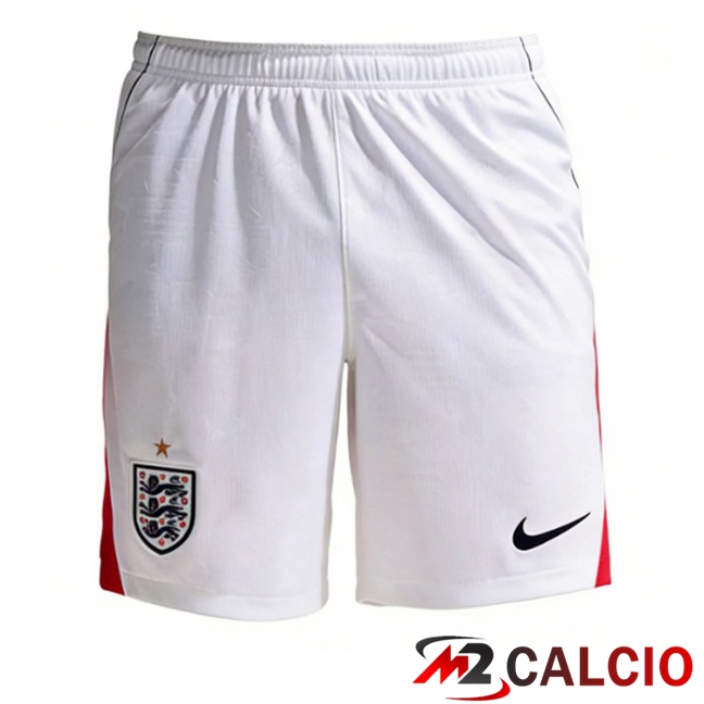 Maglie Calcio Personalizzate,Tute Calcio Squadre,Maglia Nazionale Italiana Calcio | Pantaloncini Calcio Inghilterra Prima Bianco 2026/2027