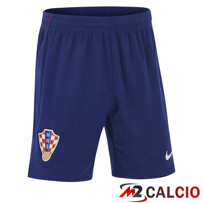 Maglie Calcio Personalizzate,Tute Calcio Squadre,Maglia Nazionale Italiana Calcio | Pantaloncini Calcio Croazia Seconda Blu 2026/2027