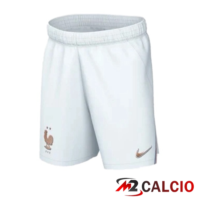 Maglie Calcio Personalizzate,Tute Calcio Squadre,Maglia Nazionale Italiana Calcio | Pantaloncini Calcio Francia Prima Bianco 2026/2027