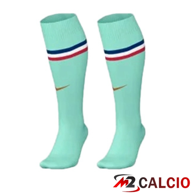 Maglie Calcio Personalizzate,Tute Calcio Squadre,Maglia Nazionale Italiana Calcio | Calzini Calcio Francia Seconda Verde 2026/2027