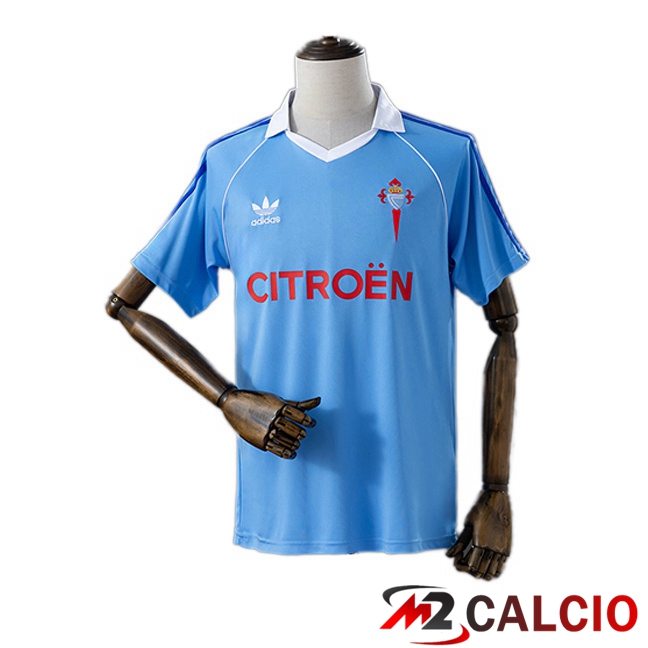 Maglie Calcio Personalizzate,Tute Calcio Squadre,Maglia Nazionale Italiana Calcio | Maglie Calcio Celta Vigo Retro Prima Blu 1984-1985