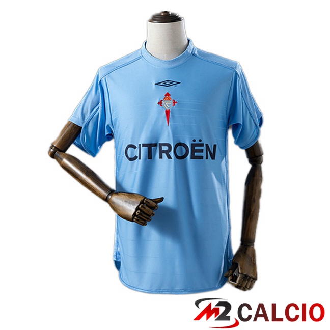 Maglie Calcio Personalizzate,Tute Calcio Squadre,Maglia Nazionale Italiana Calcio | Maglie Calcio Celta Vigo Retro Prima Champions League Blu 2003-2004