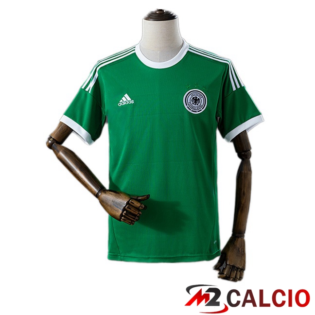Maglie Calcio Personalizzate,Tute Calcio Squadre,Maglia Nazionale Italiana Calcio | Maglie Calcio Germania Retro Seconda Verde 2012-2013