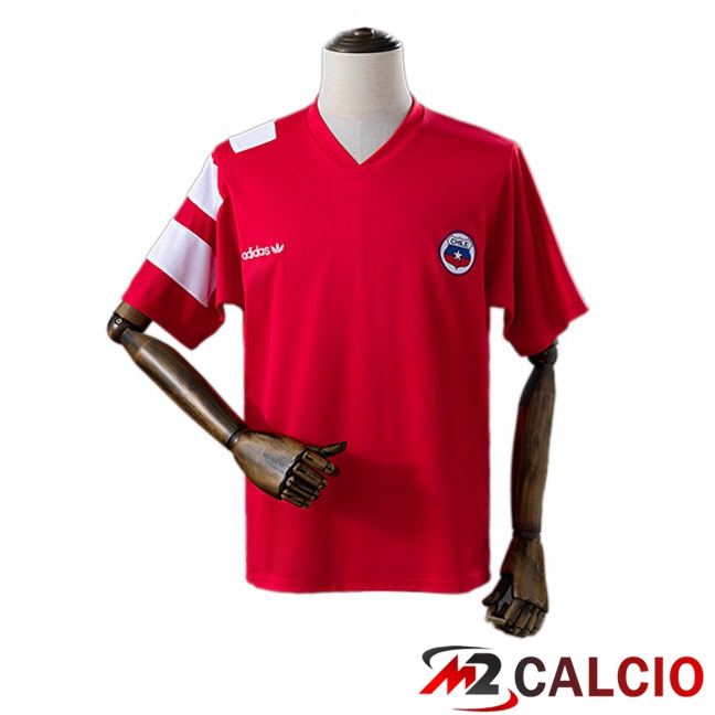 Maglie Calcio Personalizzate,Tute Calcio Squadre,Maglia Nazionale Italiana Calcio | Maglie Calcio Chile Retro Prima Rosso 1994