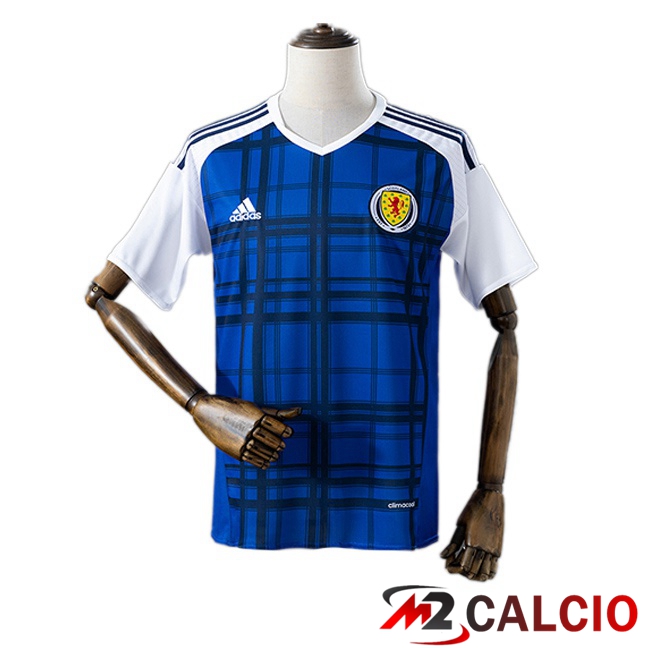 Maglie Calcio Personalizzate,Tute Calcio Squadre,Maglia Nazionale Italiana Calcio | Maglie Calcio Scozia Retro Prima Blu 2016