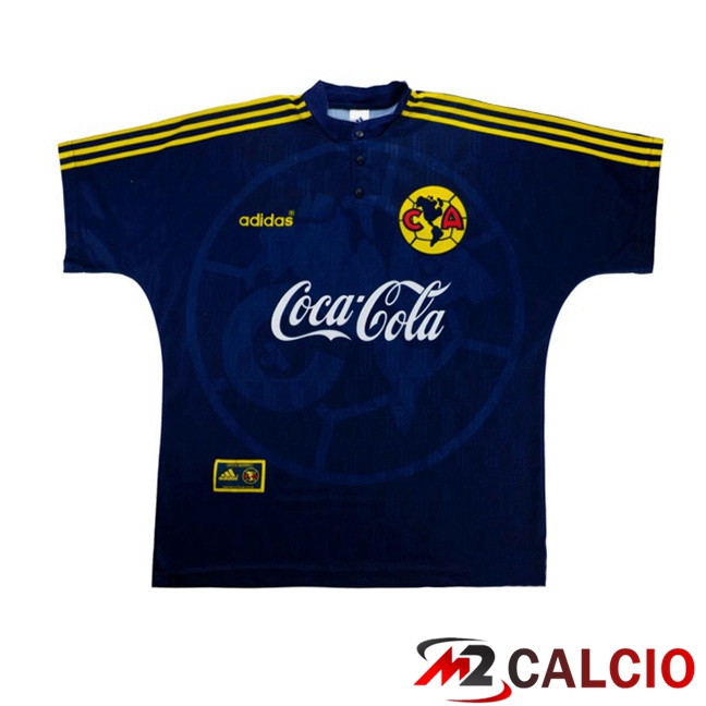 Maglie Calcio Personalizzate,Tute Calcio Squadre,Maglia Nazionale Italiana Calcio | Maglie Calcio Club America Retro Seconda Blu 1997-1998