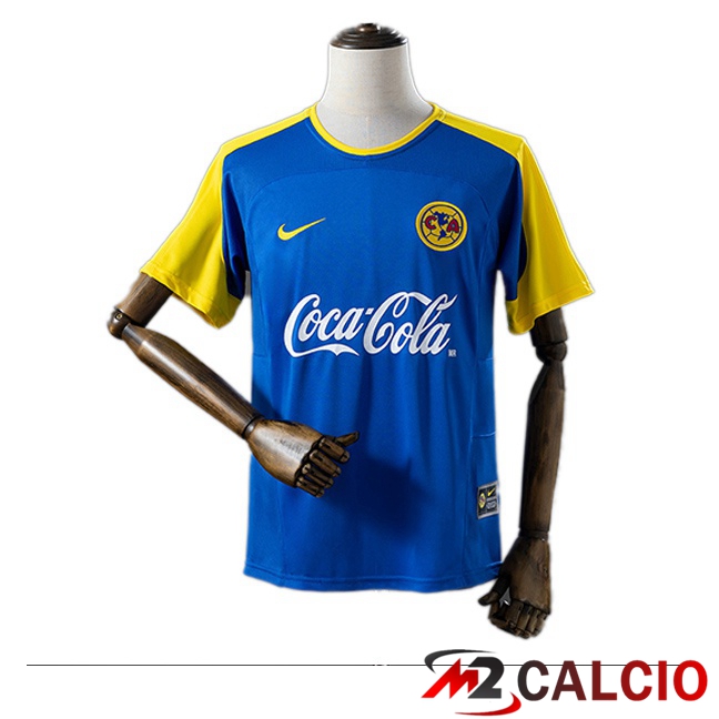 Maglie Calcio Personalizzate,Tute Calcio Squadre,Maglia Nazionale Italiana Calcio | Maglie Calcio Club America Retro Seconda Blu 2003-2004