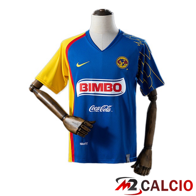 Maglie Calcio Personalizzate,Tute Calcio Squadre,Maglia Nazionale Italiana Calcio | Maglie Calcio Club America Retro Seconda Blu 2007-2008