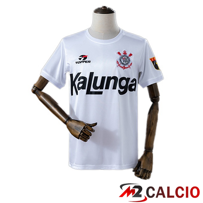 Maglie Calcio Personalizzate,Tute Calcio Squadre,Maglia Nazionale Italiana Calcio | Maglie Calcio Corinthians Retro Prima Bianco 1988