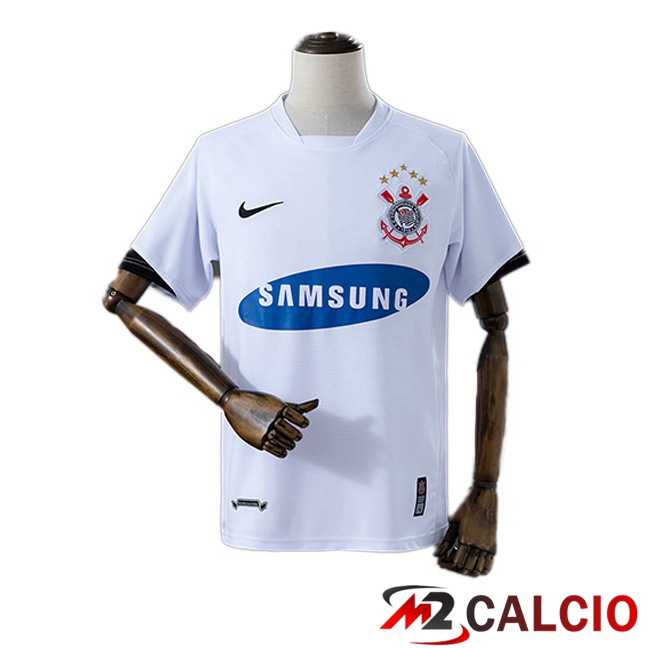 Maglie Calcio Personalizzate,Tute Calcio Squadre,Maglia Nazionale Italiana Calcio | Maglie Calcio Corinthians Retro Prima Bianco 2006