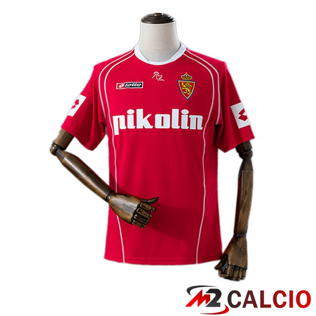 Maglie Calcio Personalizzate,Tute Calcio Squadre,Maglia Nazionale Italiana Calcio | Maglie Calcio Real Zaragoza Retro Seconda Rosso 2004-2005