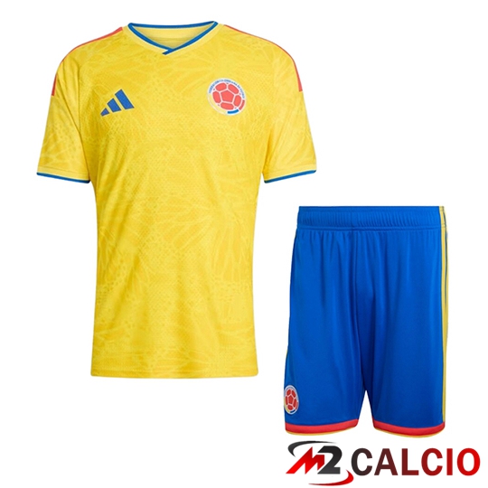 Maglie Calcio Personalizzate,Tute Calcio Squadre,Maglia Nazionale Italiana Calcio | Maglie Calcio Colombia Bambino Prima Coppa Del Mondo 2026