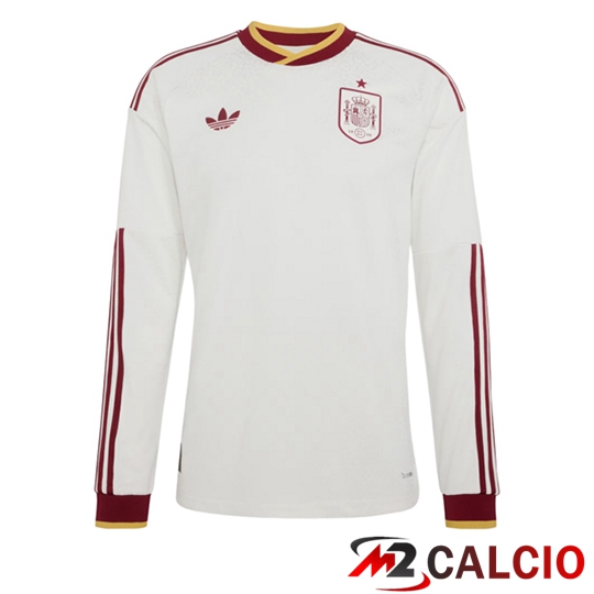 Maglie Calcio Personalizzate,Tute Calcio Squadre,Maglia Nazionale Italiana Calcio | Maglie Calcio Spagna Seconda Manica Lunga Coppa Del Mondo 2026